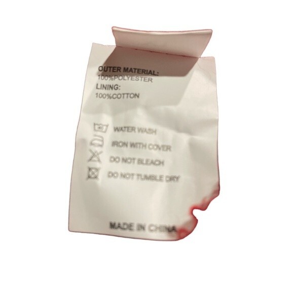 New ADNIKIA Dog/Cat Red Dress with Ribbon Bow, buttons Ruffle Christmas - Picture 6 of 7